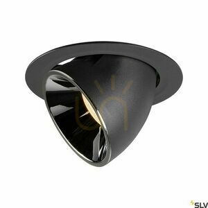 Recessed downlight SLV NUMINOS GIMBLE XL black/chrome 37.4W 2700K 1006031 small 0