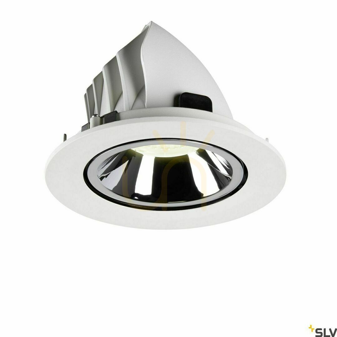View Recessed downlight SLV NUMINOS GIMBLE L white/chrome 25.4W 4000K 1006028 Recessed downlight SLV NUMINOS GIMBLE L white/chrome 25.4W 4000K 1006028