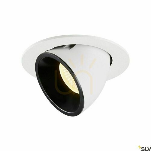 Check Recessed spotlight SLV NUMINOS GIMBLE L white/black 25.4W 3000K 1006002