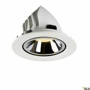 Recessed downlight SLV NUMINOS GIMBLE L white/chrome 25.4W 2700K 1005989 small 1