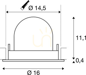 Recessed Light SLV NUMINOS GIMBLE L White 25.4W 2700K 1005991 small 3