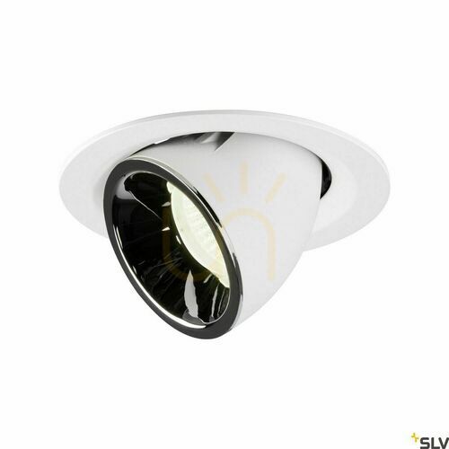 Check Recessed downlight SLV NUMINOS GIMBLE M white/chrome 17.5W 4000K 1005971