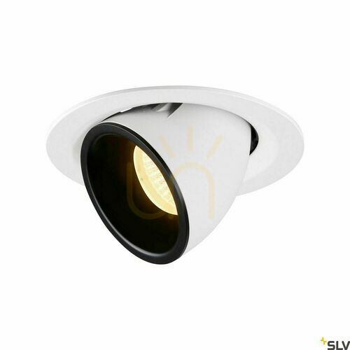 Check Recessed luminaire SLV NUMINOS GIMBLE M white/black 17.5W 3000K 1005951