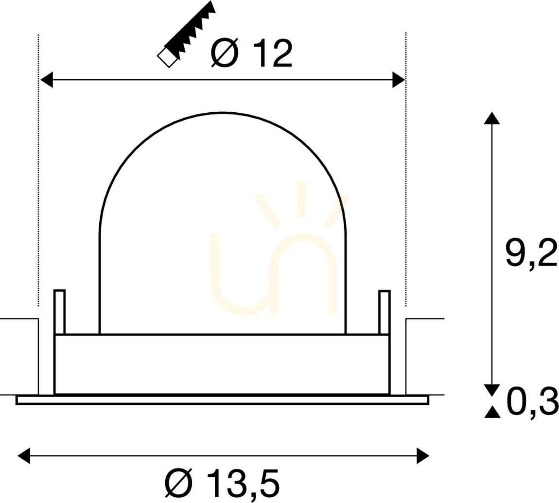 Display Recessed downlight SLV NUMINOS GIMBLE M black 17.5W 3000K 1005940 Recessed downlight SLV NUMINOS GIMBLE M black 17.5W 3000K 1005940