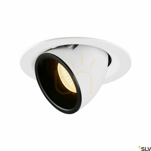 Check Recessed downlight SLV NUMINOS GIMBLE M white/black 17.5W 2700K 1005936