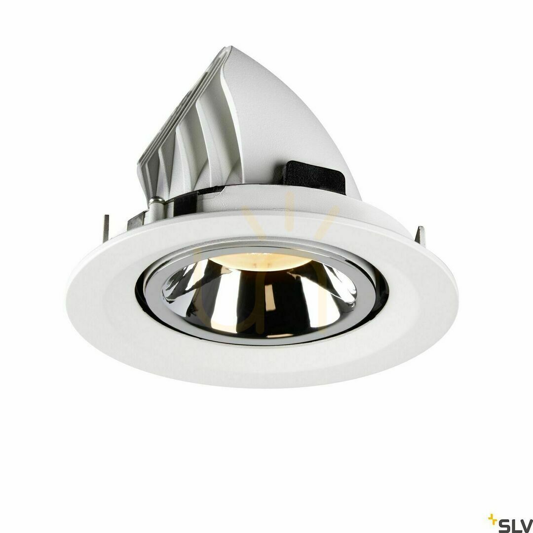 View Recessed luminaire SLV NUMINOS GIMBLE M white/chrome 17.5W 2700K 1005932 Recessed luminaire SLV NUMINOS GIMBLE M white/chrome 17.5W 2700K 1005932