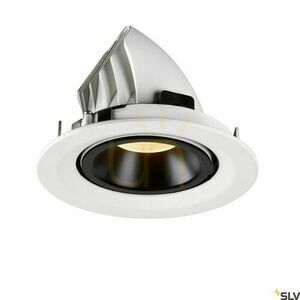 SLV NUMINOS GIMBLE M white/black LED recessed light 17.5 W 2700 K 1005930 small 1