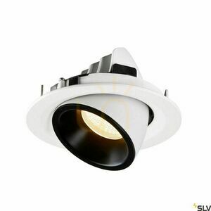 SLV NUMINOS GIMBLE M white/black LED recessed light 17.5 W 2700 K 1005930 small 2