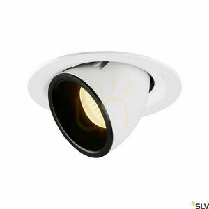 SLV NUMINOS GIMBLE M white/black LED recessed light 17.5 W 2700 K 1005930 small 0