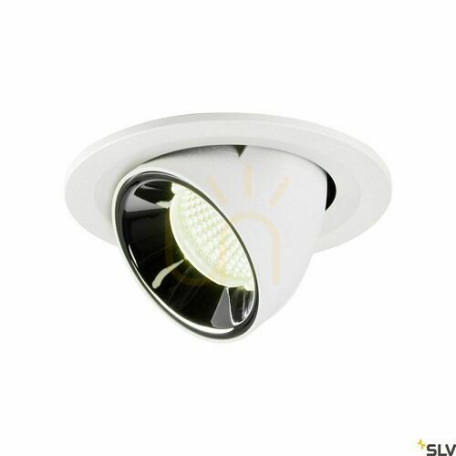 Check Recessed Light SLV NUMINOS GIMBLE S White/Chrome 8.6W 4000K 1005920