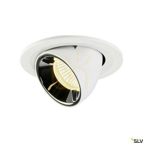 Check Recessed spotlight SLV NUMINOS GIMBLE S white/chrome 8.6W 3000K 1005896