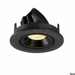 Recessed downlight SLV NUMINOS GIMBLE S black 8.6W 3000K 1005888 small 1