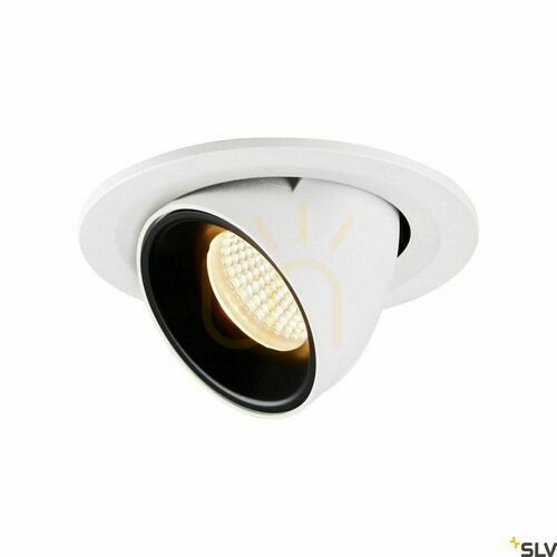 Check Recessed luminaire SLV NUMINOS GIMBLE S white/black 8.6W 2700K 1005876