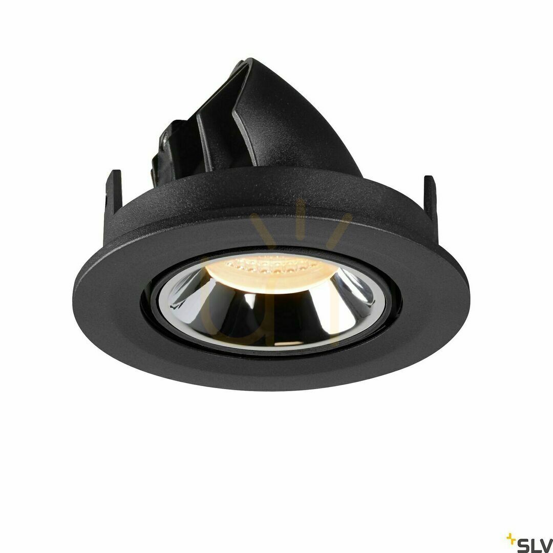 View Recessed light SLV NUMINOS GIMBLE S black/chrome 8.6W 2700K 1005875 Recessed light SLV NUMINOS GIMBLE S black/chrome 8.6W 2700K 1005875