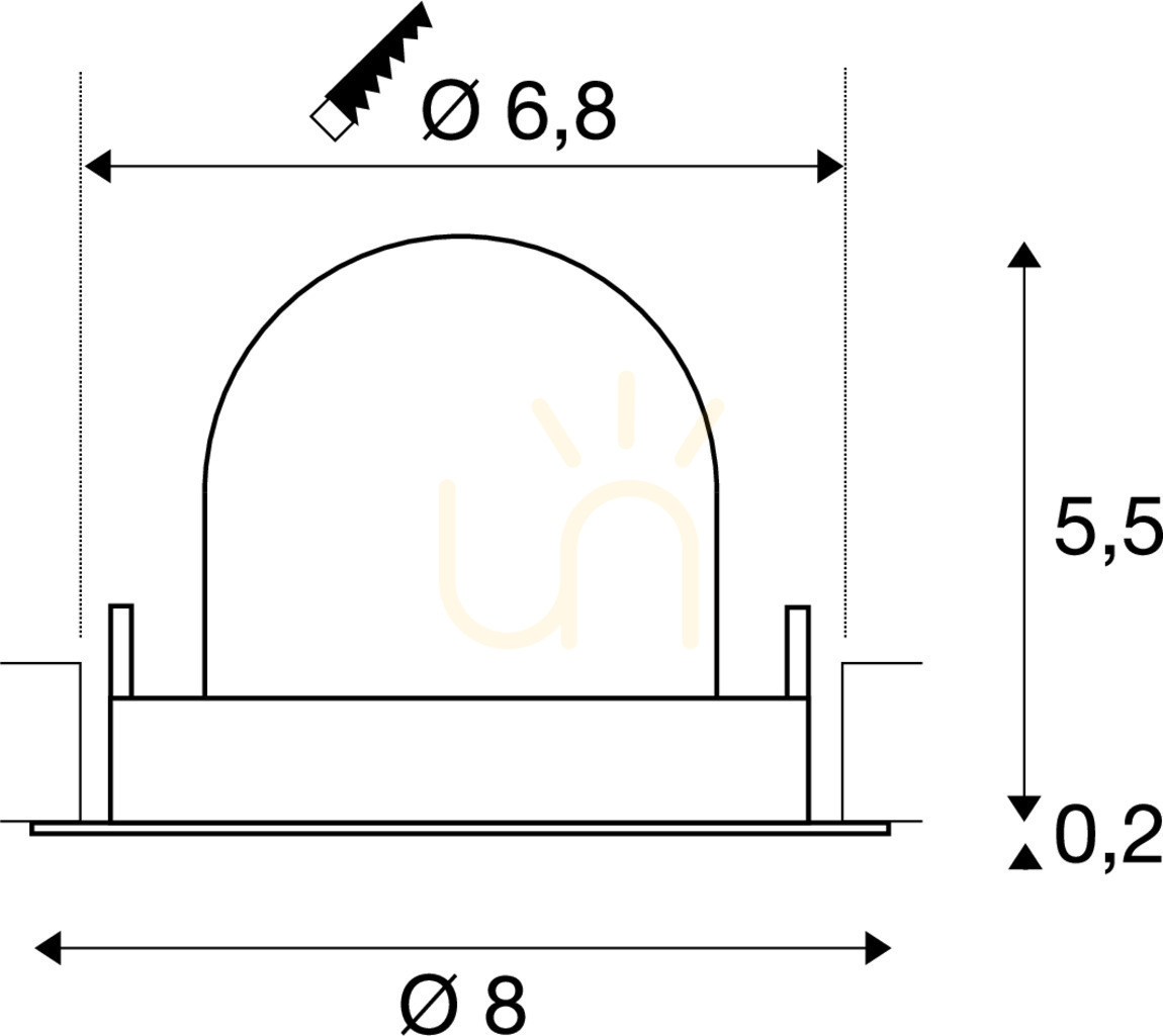 Display Recessed downlight SLV NUMINOS GIMBLE XS black/chrome 7W 4000K 1005857 Recessed downlight SLV NUMINOS GIMBLE XS black/chrome 7W 4000K 1005857