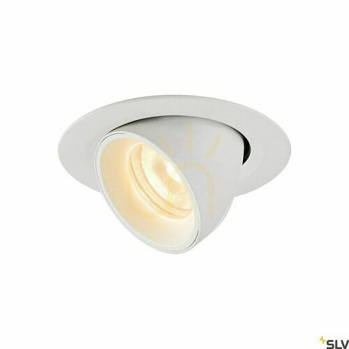 Check Recessed luminaire SLV NUMINOS GIMBLE XS white 7W 2700K 1005823