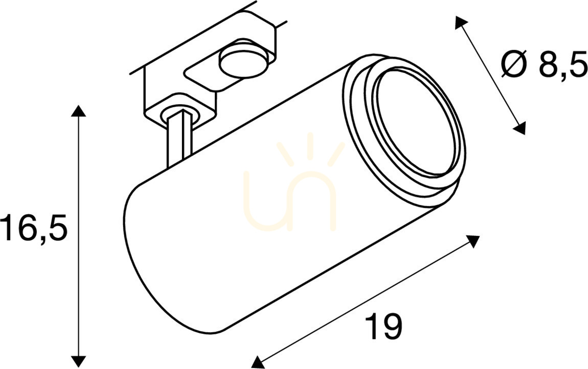 View Track Light SLV NUMINOS Zoom M Phase White 20W 4000K 3-Circuit 1006113 Track Light SLV NUMINOS Zoom M Phase White 20W 4000K 3-Circuit 1006113