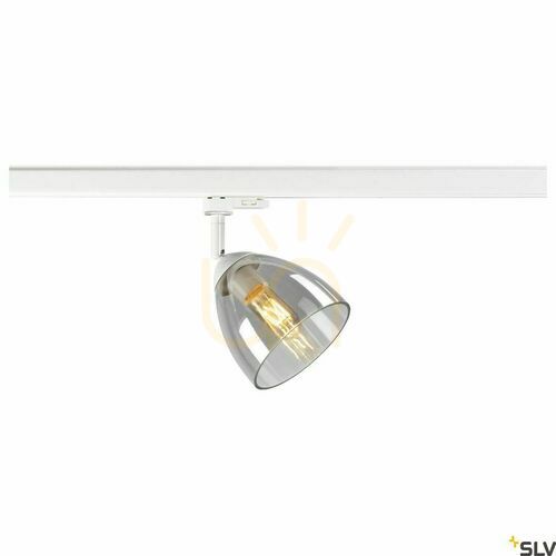 Check Track Light SLV PARA CONE GL GU10 White 3-Circuit 25W 1006158