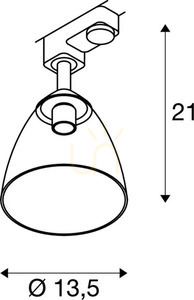 Track Light SLV PARA CONE GL GU10 3-Circuit Black 25W 1006157 5 Track Light SLV PARA CONE GL GU10 3-Circuit Black 25W 1006157 small 5