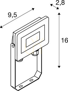 Outdoor Wall Lamp SLV FLOODI S Anthracite 9.3W 3000K IP65 1006191 3 Outdoor Wall Lamp SLV FLOODI S Anthracite 9.3W 3000K IP65 1006191 small 3
