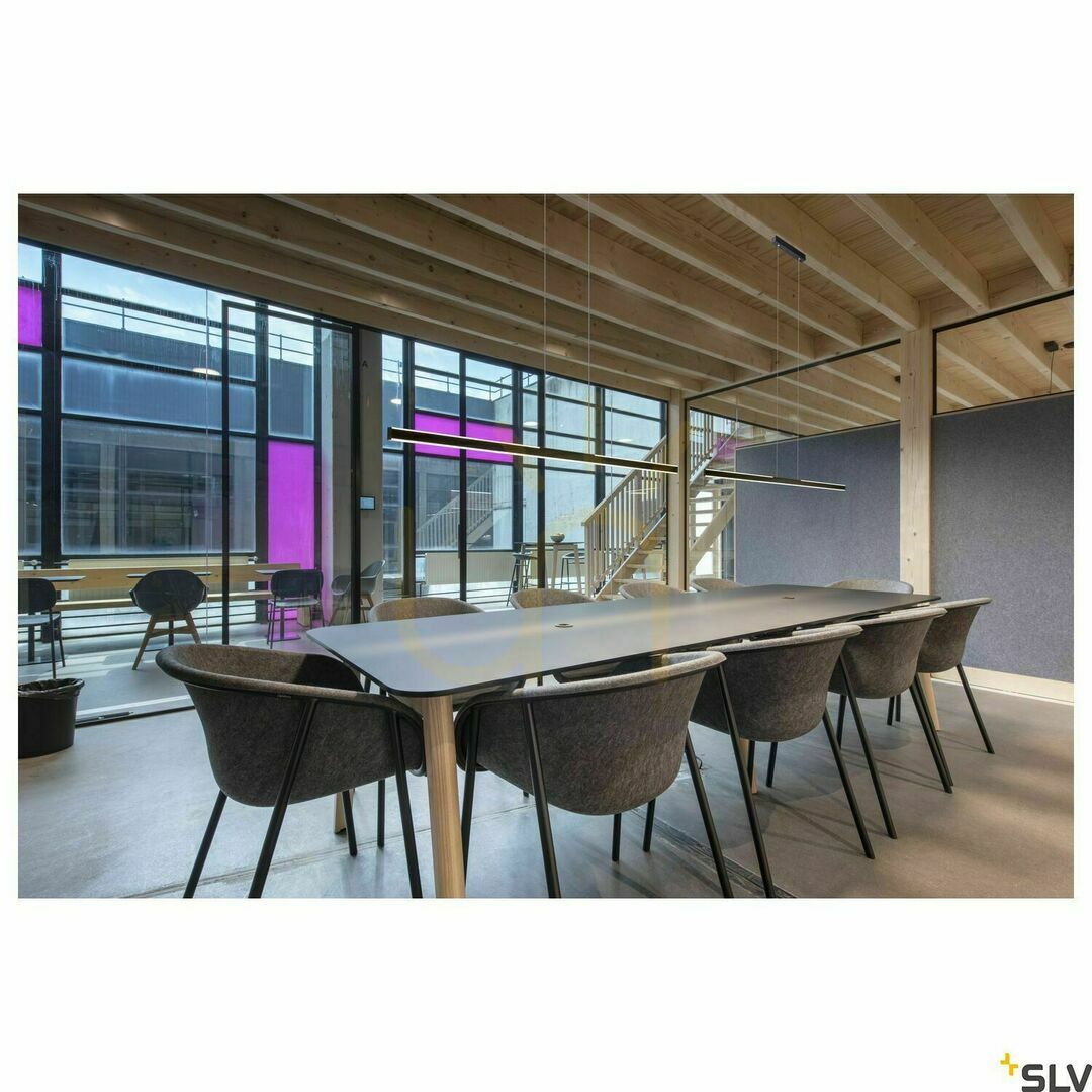 Display Pendant Light SLV ONE Linear 140 Black 35W 2700/3000K 1006188 Pendant Light SLV ONE Linear 140 Black 35W 2700/3000K 1006188