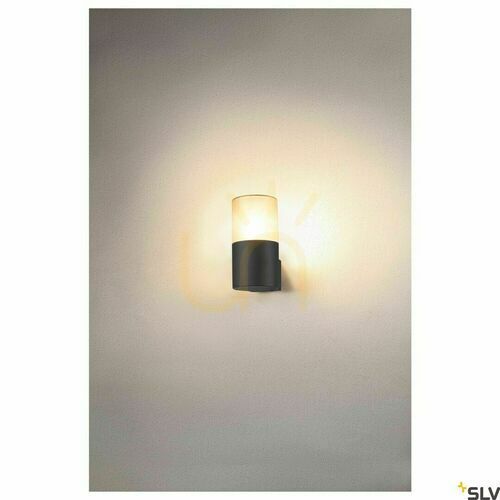 Check Outdoor Wall Light SLV GRAFIT Anthracite E27 IP44 Aluminum 1006178