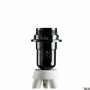 Floor Lamp Base SLV FENDA E27 40W White Black 1003033 small 2