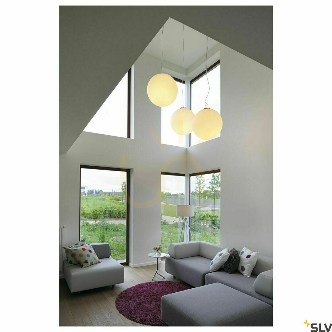 View Pendant Light SLV ROTOBALL 50 White E27 165400 Pendant Light SLV ROTOBALL 50 White E27 165400