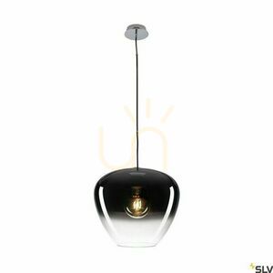 Pendant Light SLV Pantilo Convex 40 Chrome Glass 1003444 small 0
