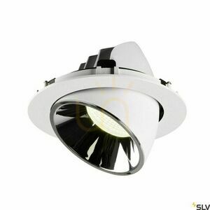 Recessed Downlight SLV NUMINOS GIMBLE XL White/Chrome 4000K 37.4W 1006079 small 2