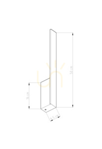 Wall lamp LAHTI S white 3000K Thoro 5 Wall lamp LAHTI S white 3000K Thoro small 5