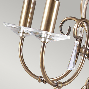 Aegean 5 Light Chandelier - Aged Brass  Elstead small 3