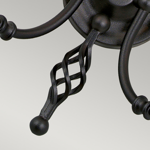 Artisan 2 Light Wall Light - Black Elstead small 2