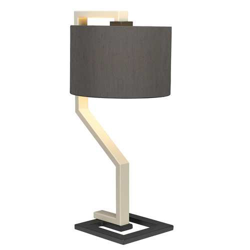 Check Axios Table Lamp - Grey Elstead