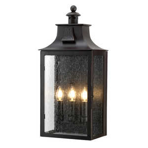 Balmoral 3 Light Wall Lantern Elstead small 0