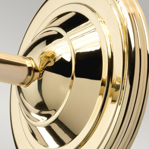 Austen 1 Light Wall Light - Polished Brass Elstead small 1