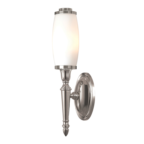 Check Dryden 1 Light Wall Light - Polished Nickel Elstead