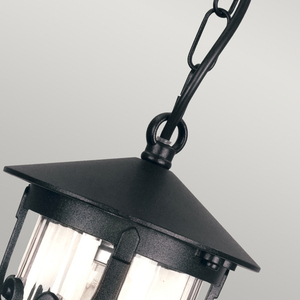 Hereford 1 Light Porch Chain Lantern Elstead small 1