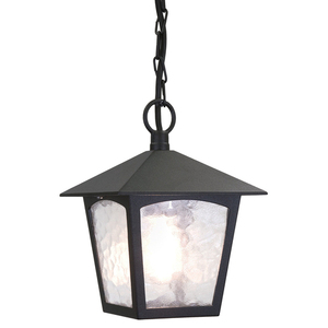 York 1 Light Porch Chain Lantern Elstead small 0