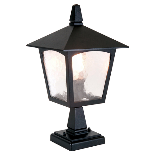 Check York 1 Light Pedestal Lantern Elstead
