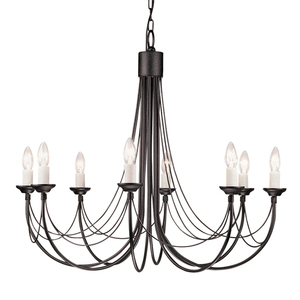 Carisbrooke 8 Light Chandelier Elstead small 0