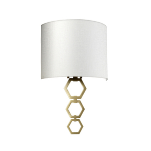 Clark Medium 1 Light Wall Light - Aged Brass Elstead small 1
