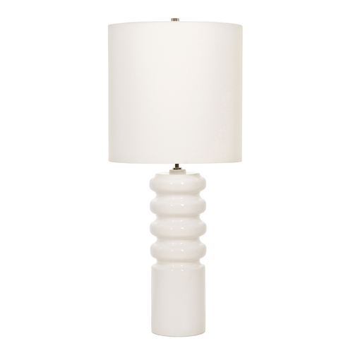 Check Contour 1 Light Table Lamp - White Elstead