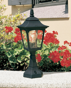 Chapel 1 Light Mini Pedestal Lantern Elstead small 1