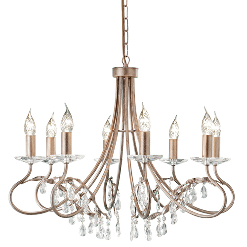Check Christina 8 Light Chandelier Elstead