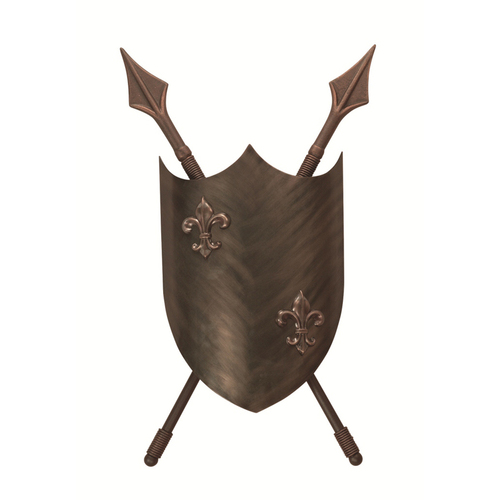 Check Crusader 2 Light Wall Light Elstead