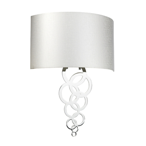 Curtis Large 2 Light Wall Light - Polished Chrome Elstead small 1