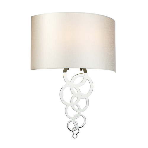 Check Curtis Large 2 Light Wall Light - Polished Chrome Elstead