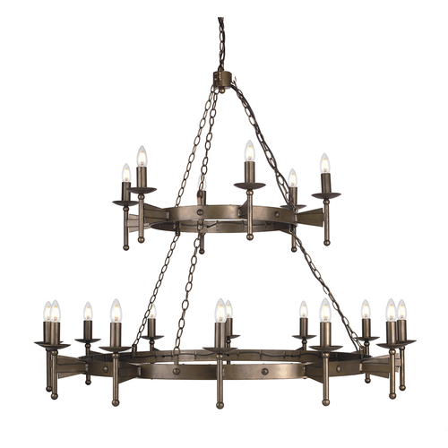 Check Cromwell 18 Light Chandelier Elstead