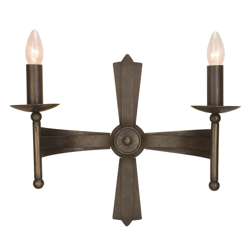 Check Cromwell 2 Light Wall Light Elstead